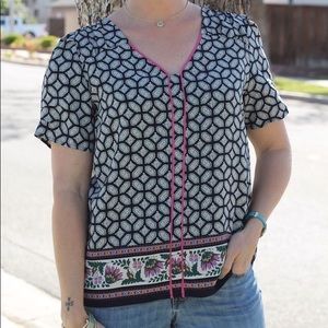 Stitch Fix Collective Concepts printed blouse